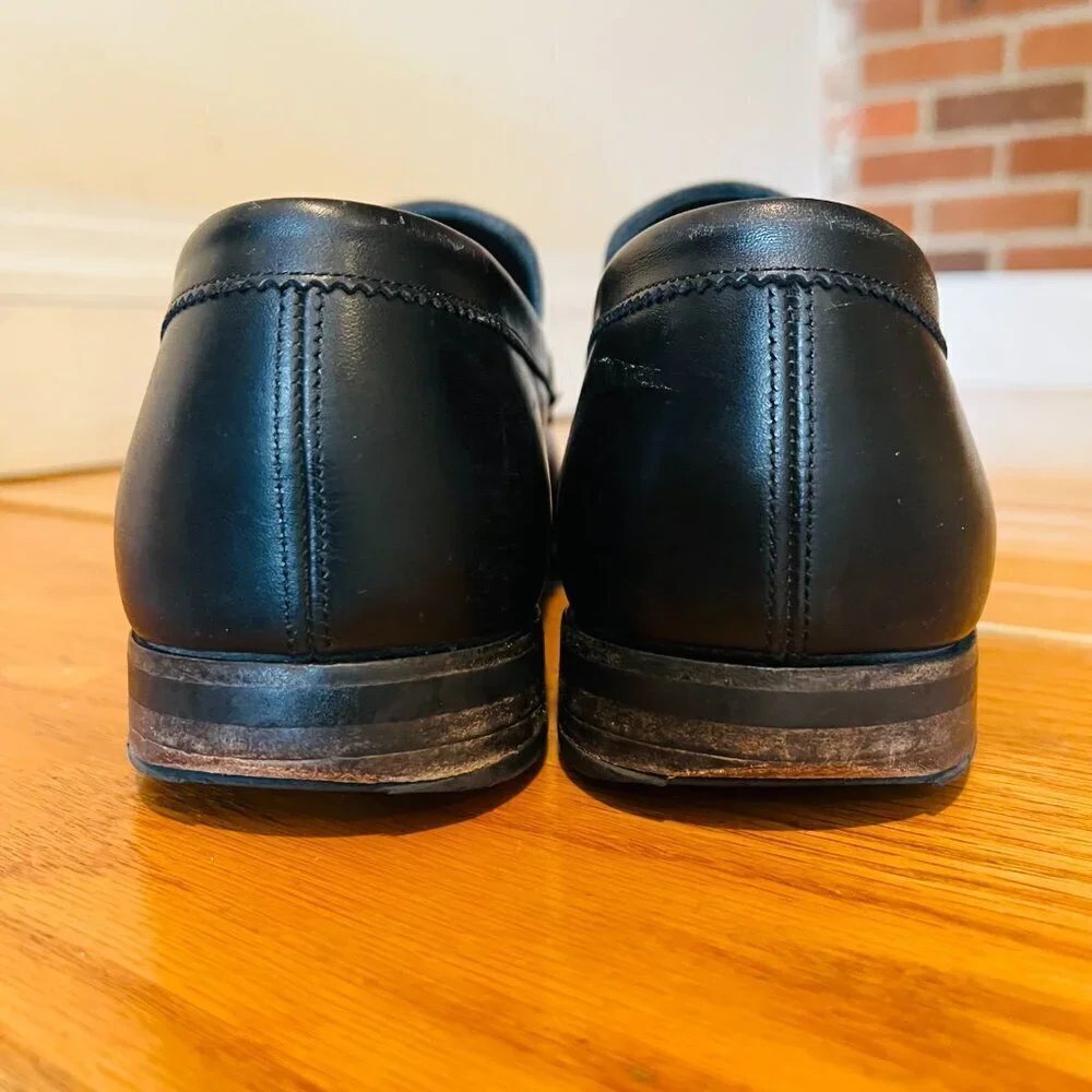 Church's Sears Black Penny Loafers Shoes Mens US 11.5 Includes Shoe Trees